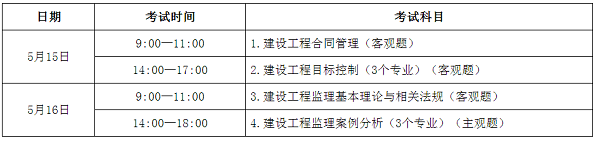 山西2021年监理工程师考试时间.png