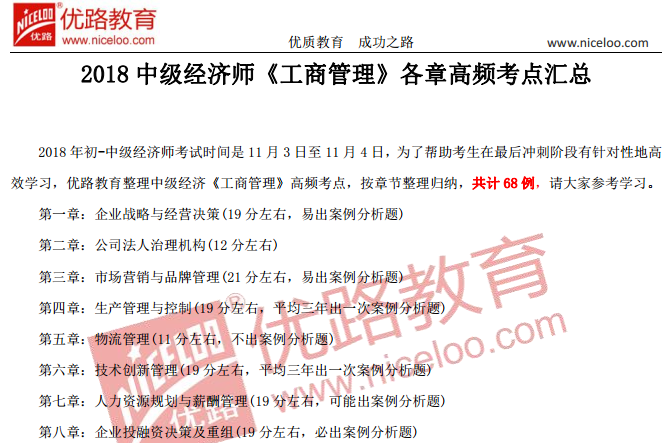 2019年中级经济师工商_2019中级经济师工商管理高清试听课,企业经营核心要点全解读(3)